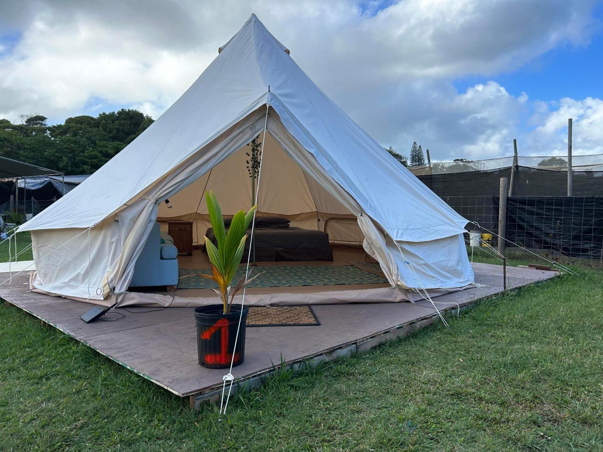 Maleka Farm: Tent Glamping North Shore Oahu Laie Dış mekan fotoğraf